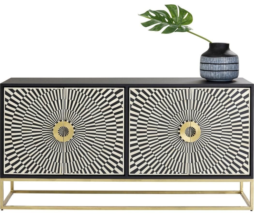 Kare Design Electro Dressoir - Zwart Mangohout