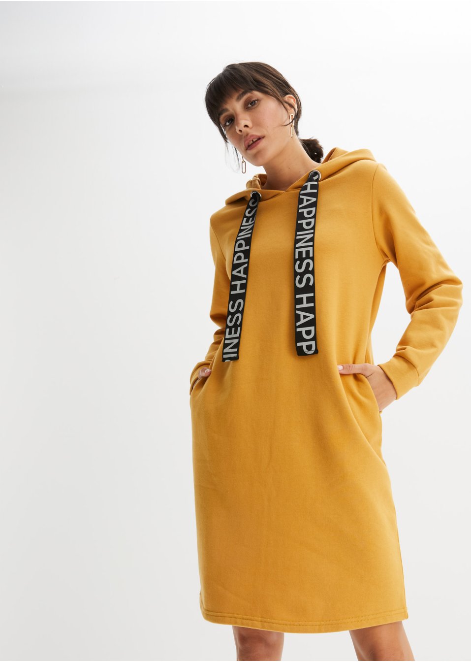 Robe sweat à capuche