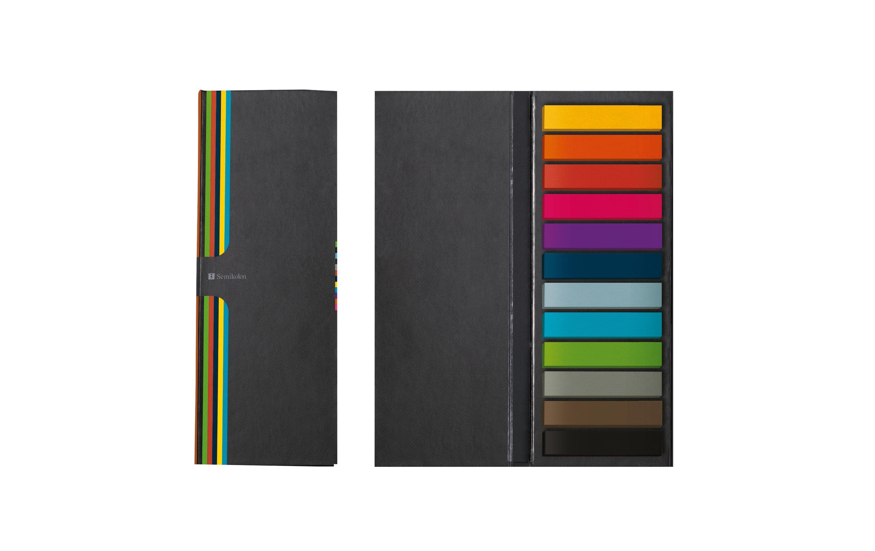 Page Marker in 12 Farben 6 x 16 cmPage Markers im Booklet