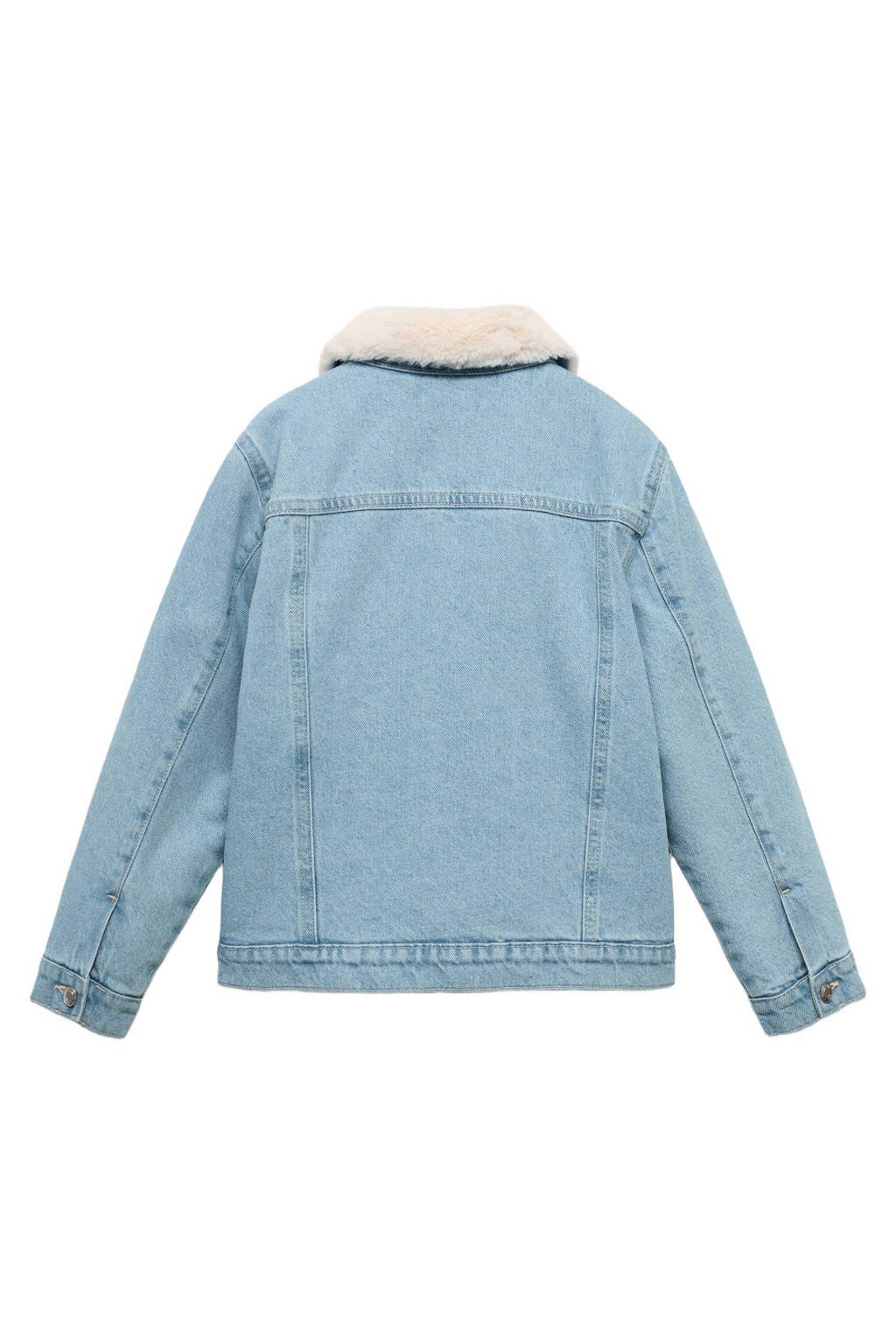 Mango Kids denim spijkerjas light blue denim