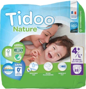 TIDOO Windel T4+ L 9-20kg Single, 23 Stück