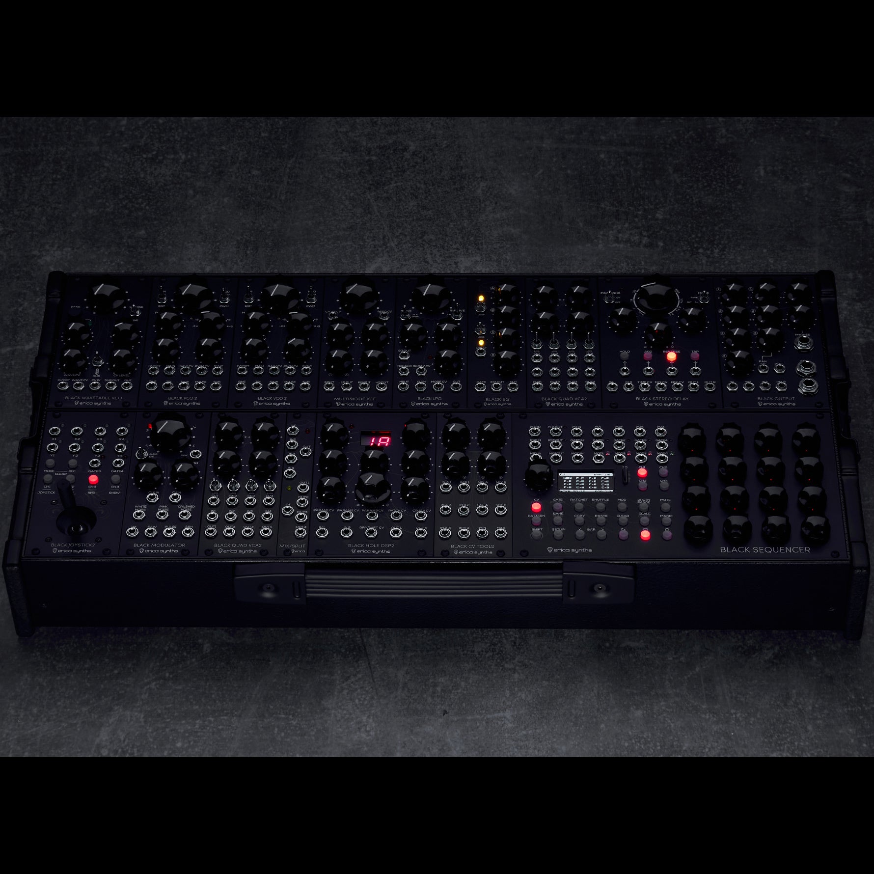 Erica Synths Black System III eurorack synthesizer