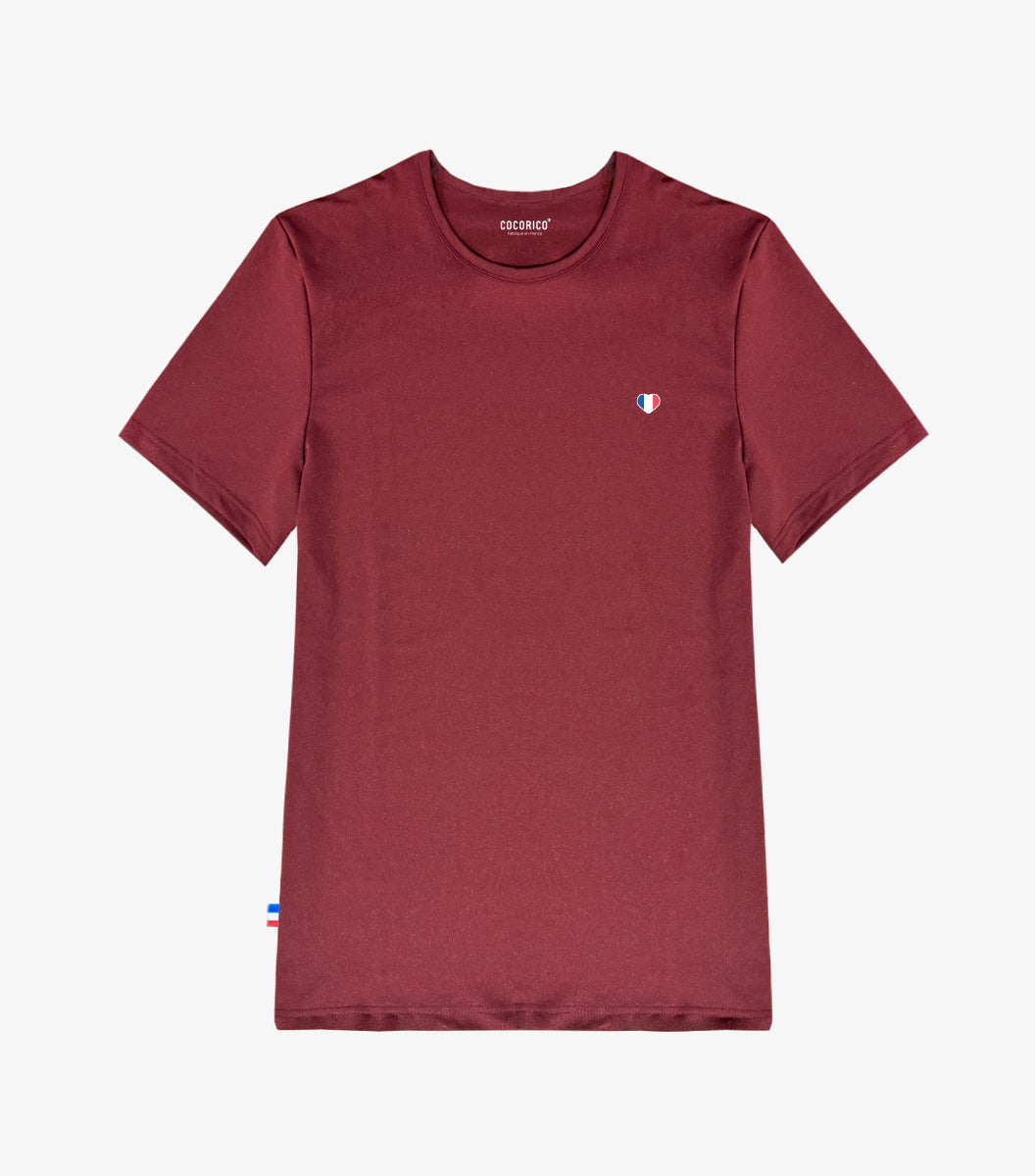 T-Shirt Femme Sport Bordeaux - Iconique