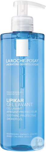 La Roche-Posay Lipikar Gel Lavant Peau Sensible Flacon Pompe 400ml