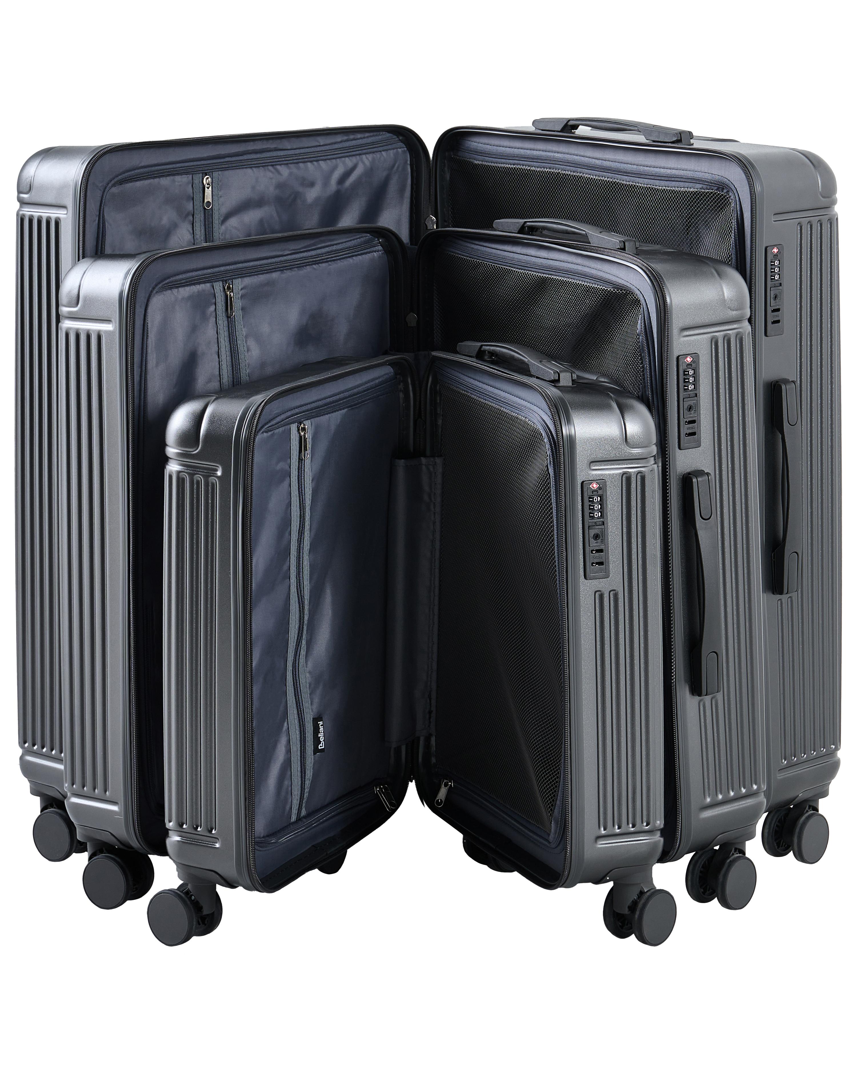 Set van 3 harde koffers MYNTIS Donkergrijs