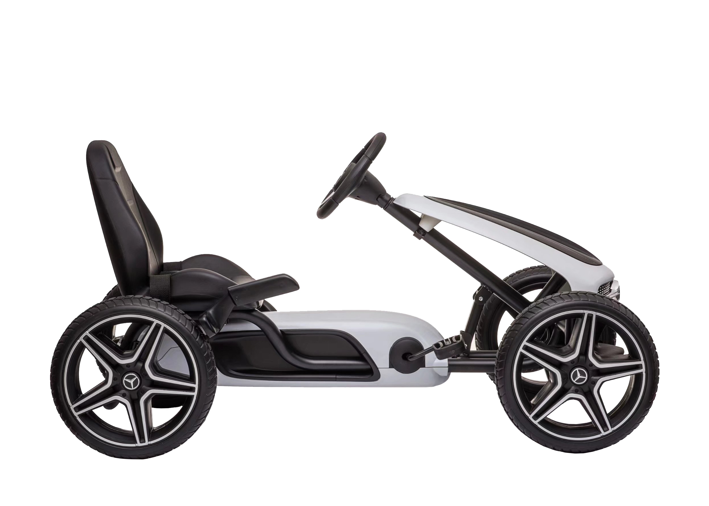 Go Kart Kinder Mercedes weiss