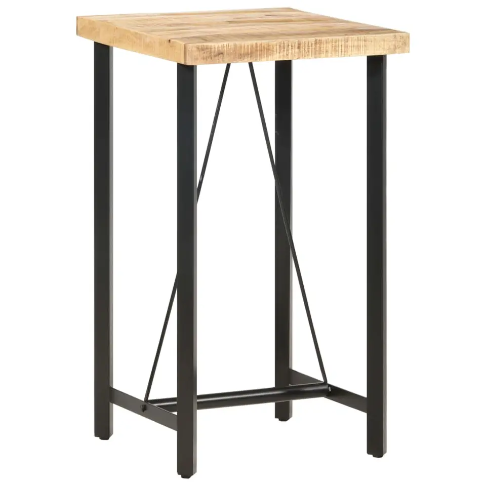 vidaXL - Bartafel - Bruin - Hout - 60 x 60 x 107 cm