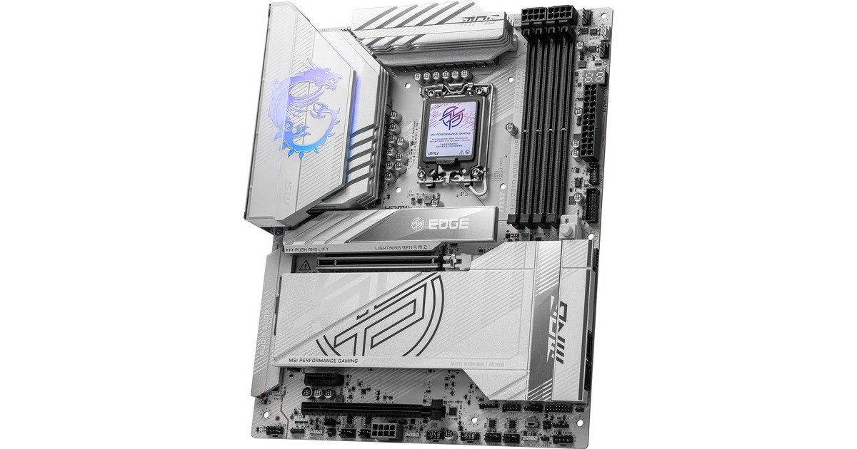 MSIMPG Z890 EDGE TI WIFI socket 1851 moederbord  (RAID, 5Gb-LAN, WLAN, BT, Sound, ATX)