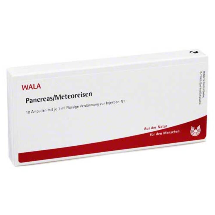 Pancreas / Meteoreisen Ampullen, 10X1 ml