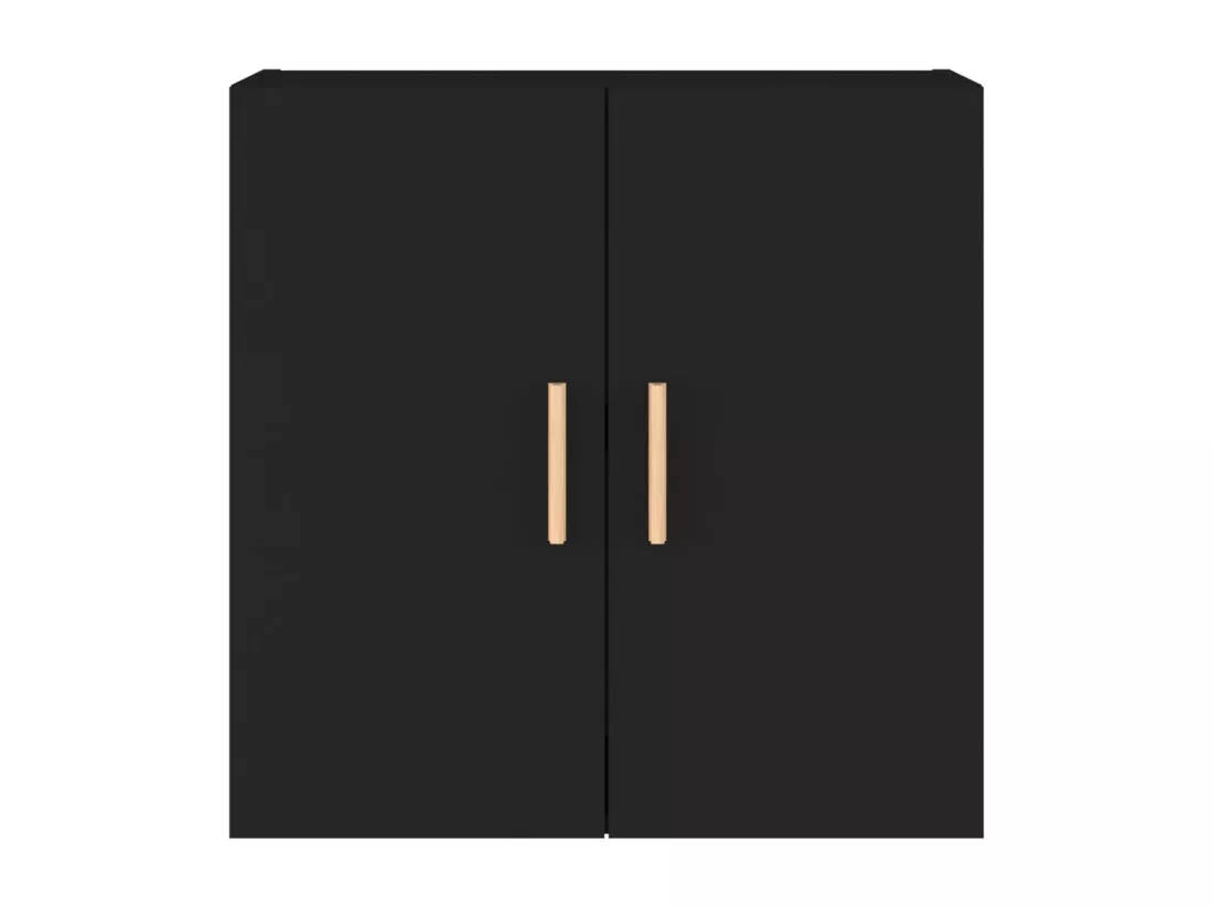 Armoire murale Noir 60x30x60 cm Bois d'ingénierie