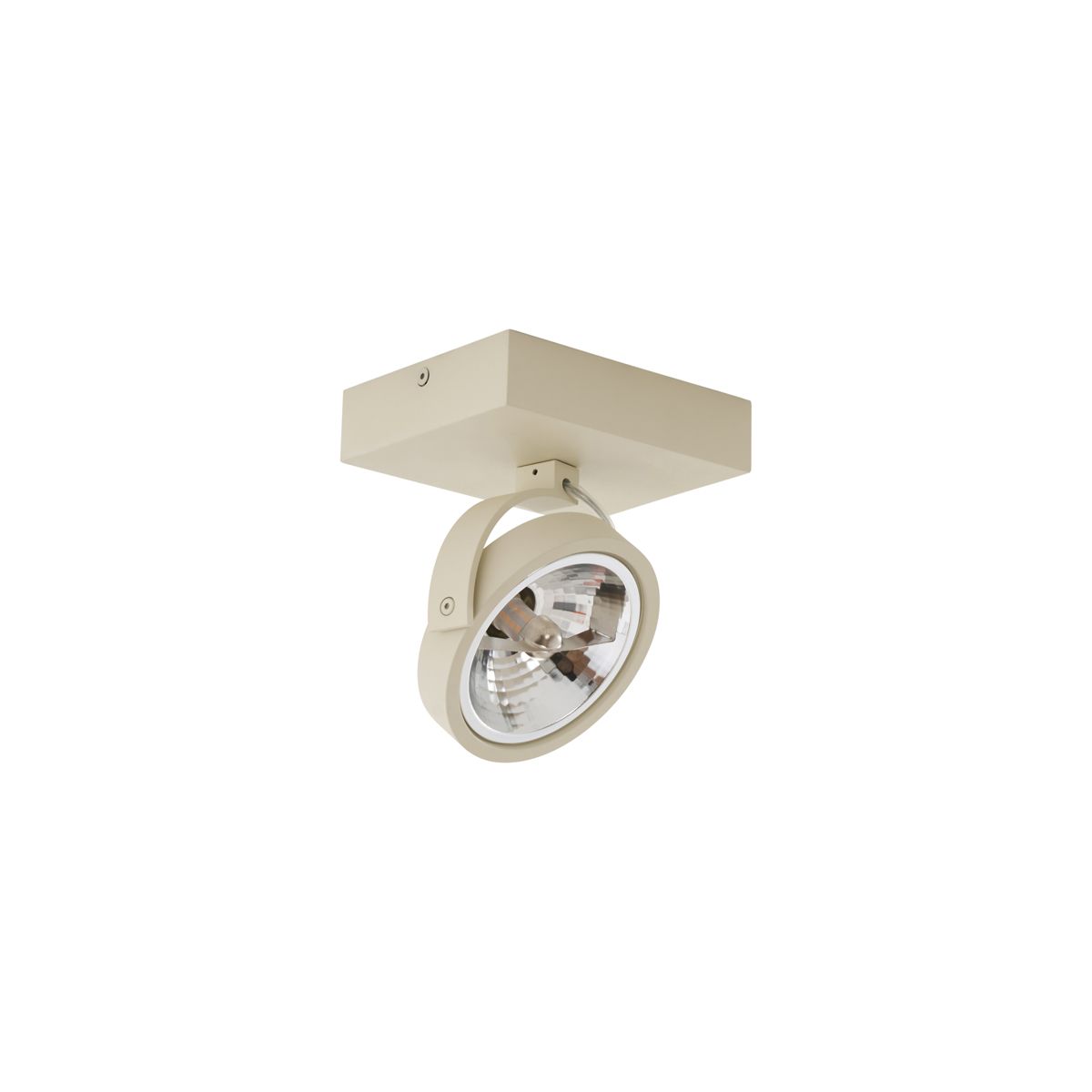 Moderne plafondspot beige G9 rond draai- en kantelbaar - Go