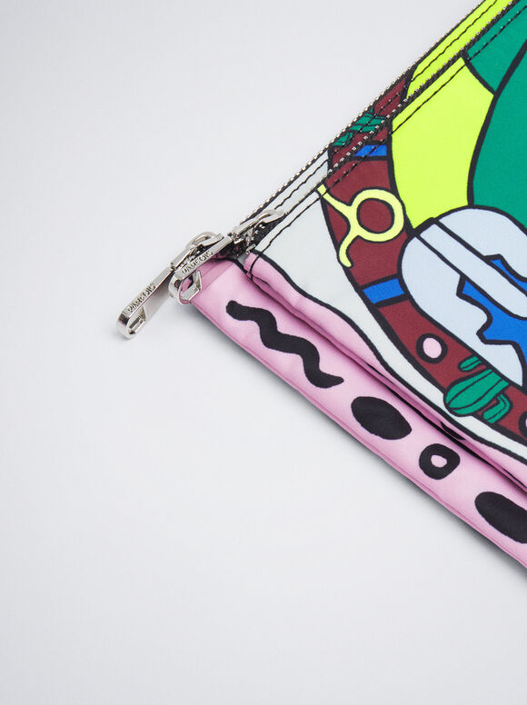 Bolsa de nylon com horóscopo - Rosa