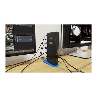 i-Tec - Station d'accueil - USB 3.0 - 2 x HDMI - GigE