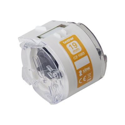 Brother CZ-13 - Ruban d'étiquettes auto-adhésives - 1 rouleau (19 mm x 5 m) - couleurs