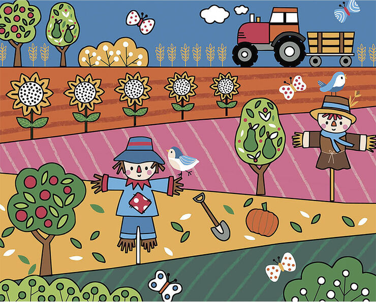 Auzou Auzou - Little Artist Activity Kit - Magic Painting - Farm