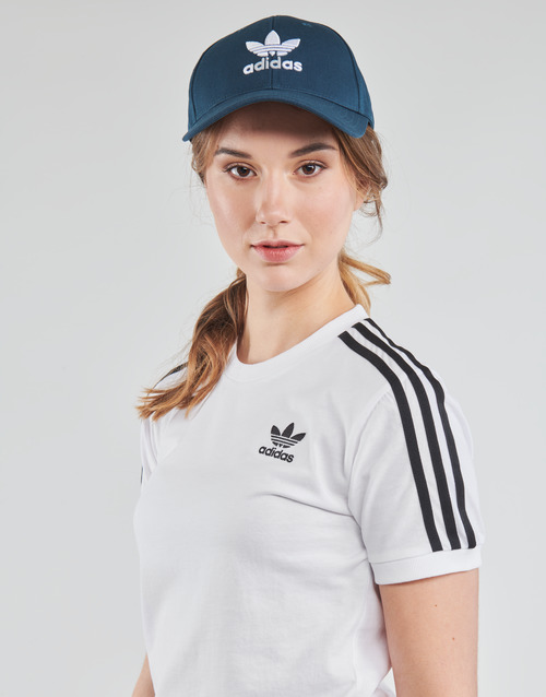 adidas Originals - 3 STRIPES TEE - Blanc