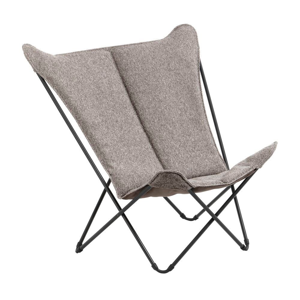 Gepolsterter Breiter Butterfly Chair Sphinx Niksen Cendre
