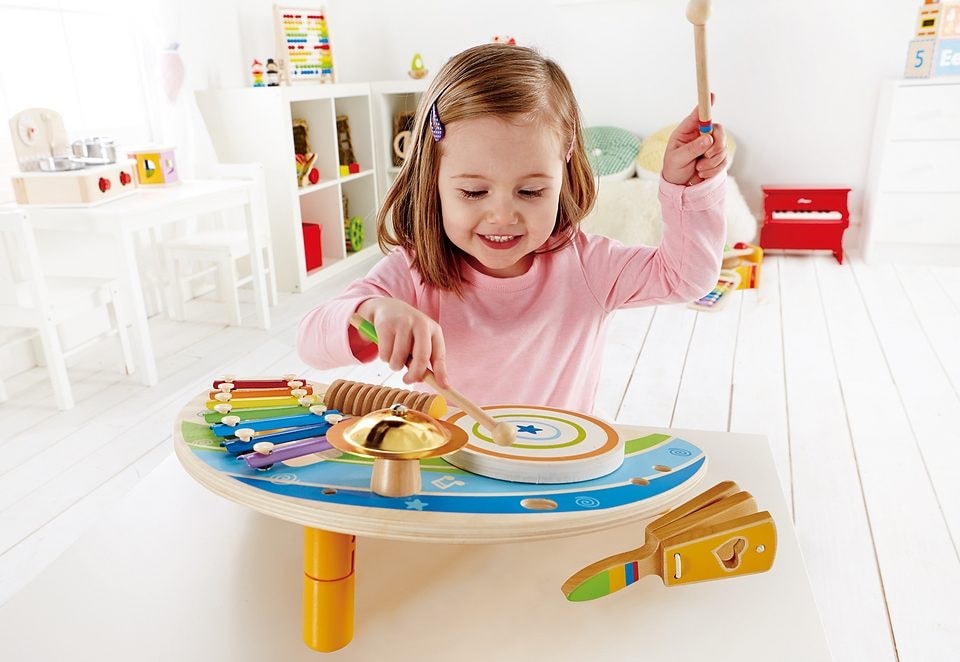 Hape Spielzeug-Musikinstrument »Xylophon« Xylophon und Hammerspiel