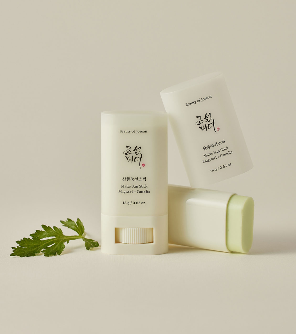 Beauty of Joseon - Protetor solar facial FPS50+ Matte sun stick: Mugwort + Camilia