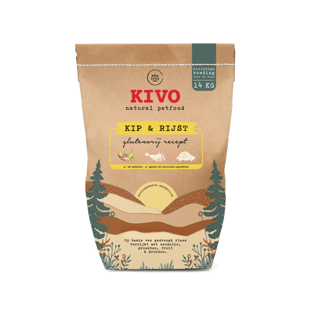 Kivo Kip & RijstGlutenvrij14 kg