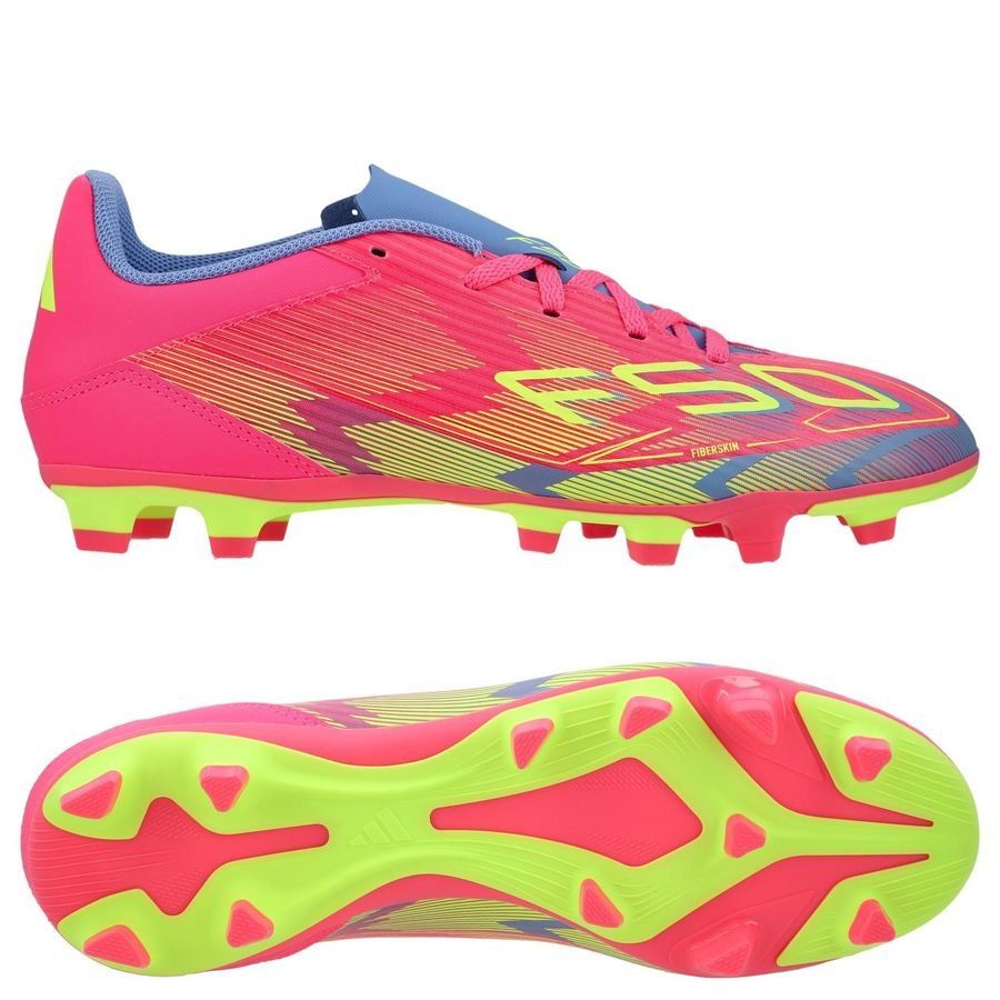 adidas F50 Club FxG Mystic Victory - Lucid Pink/Lucid Lemon/Blue Fusion