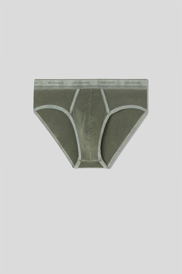 Cueca Supima® Natural Fresh Cotton com logotipo