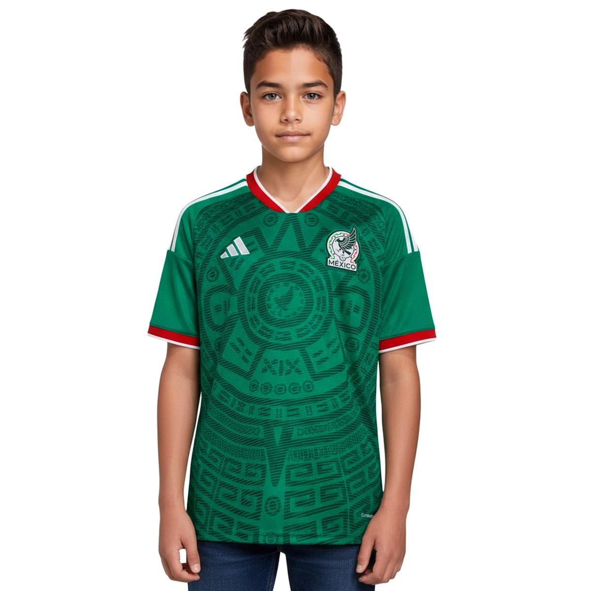 Camisola adidas México Primeiro Equipamento Mundial 2026 Criança