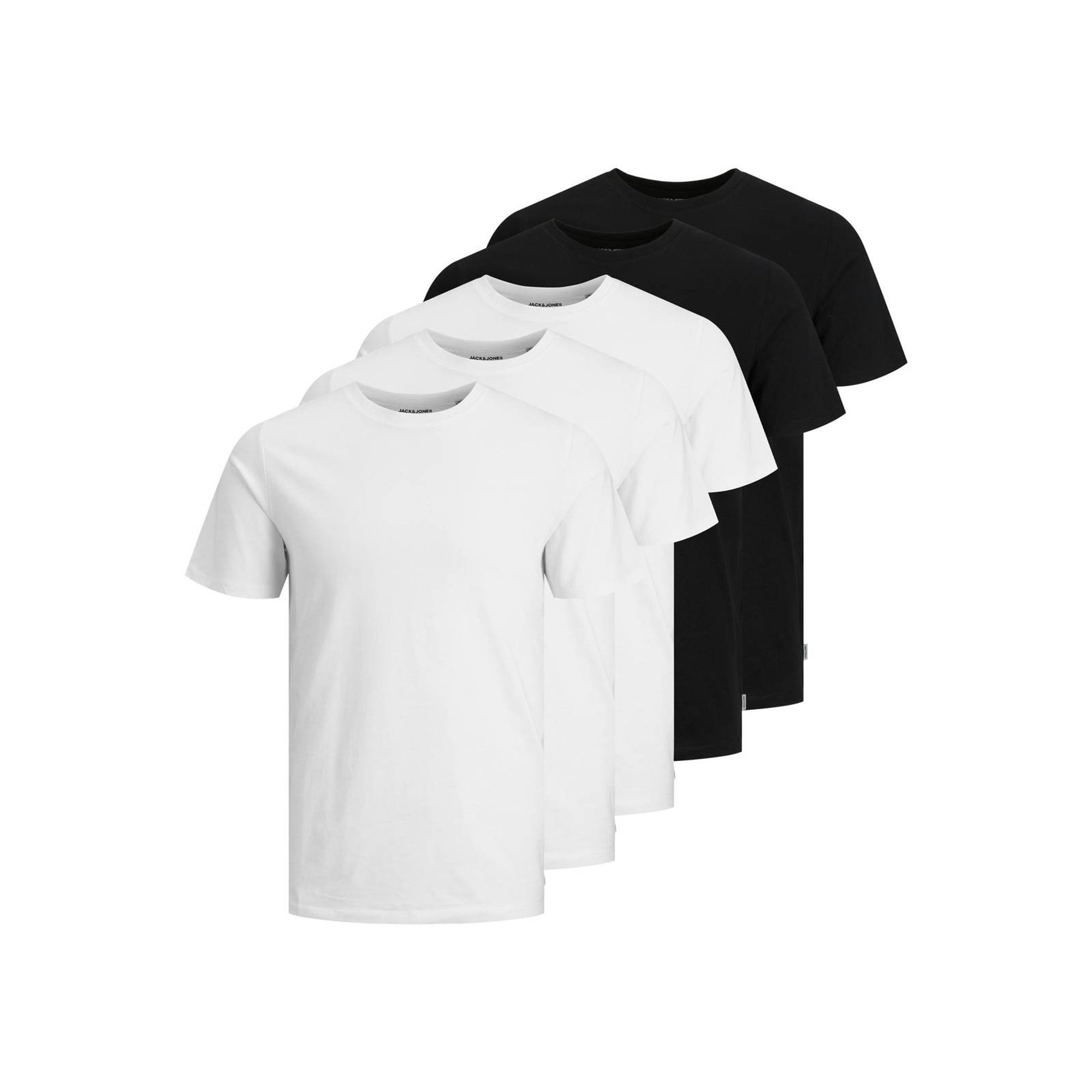 JJEORGANIC BASIC TEE O-NECK 5PK Herren T-Shirt