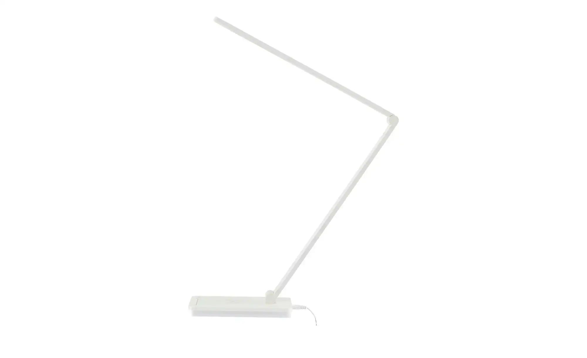 KHG LED-Tischleuchte, weiß mit Qi-Charger