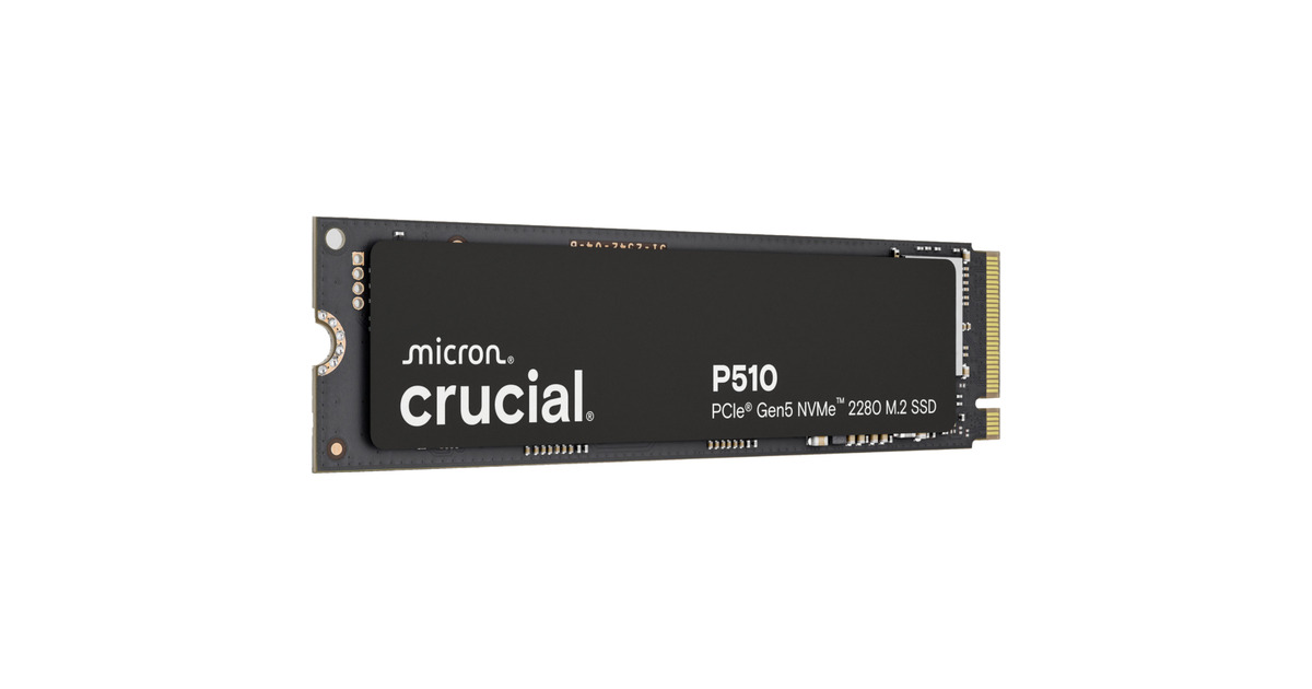 CrucialP510 1 TB SSD  (Zwart, CT1000P510SSD8, PCIe 5.0)