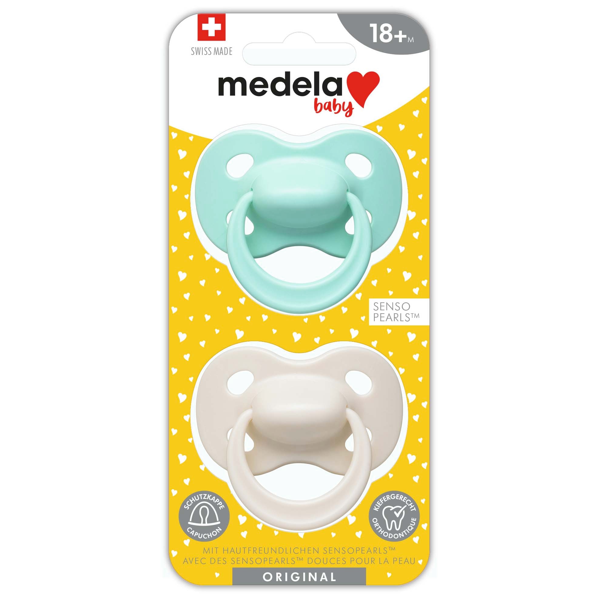 Medela Baby fopspeen Original 18m+ Duo turquoise