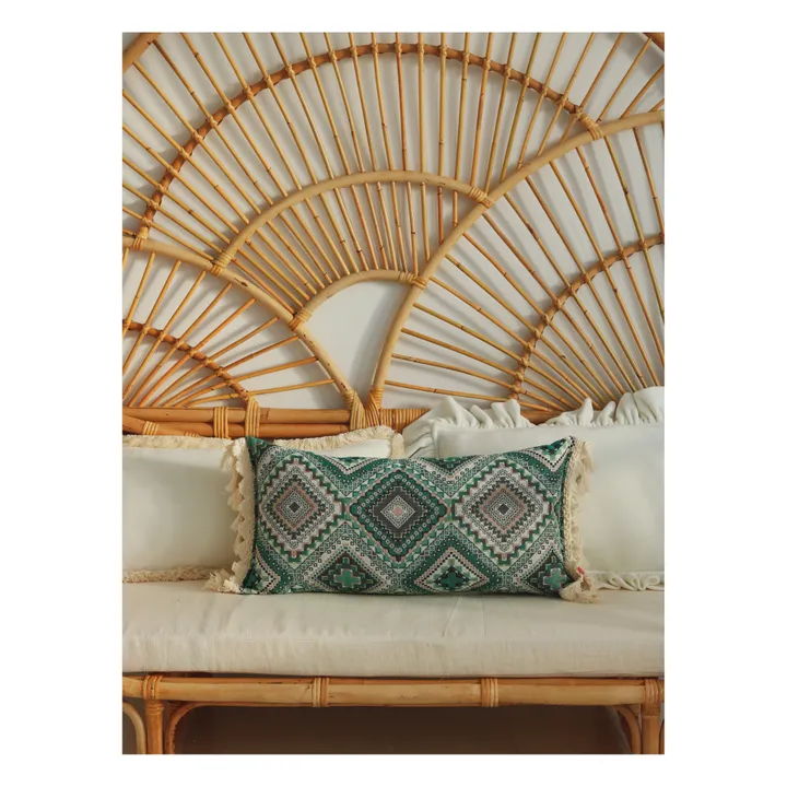 Moi Mili Coussin Boho | Vert