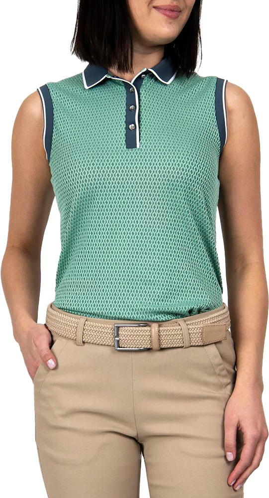 Ella Structure Polo S/L Dame Mineral