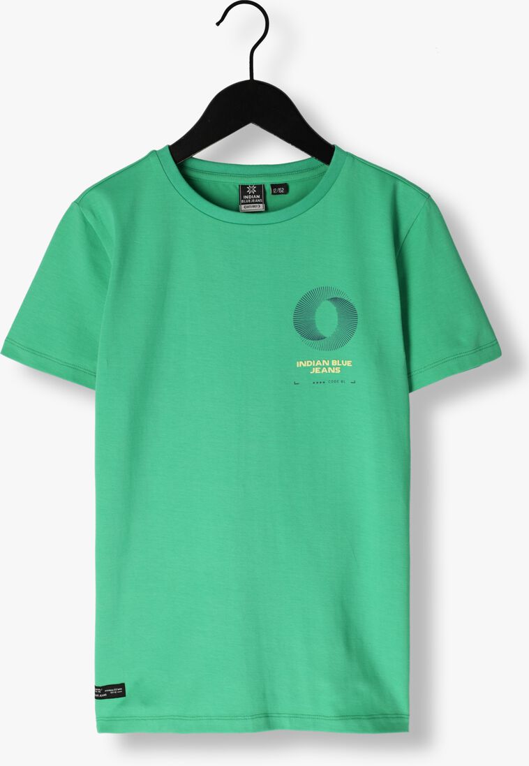 INDIAN BLUE JEANS groene indian blue jeans t-shirt t-shirt indian backprint