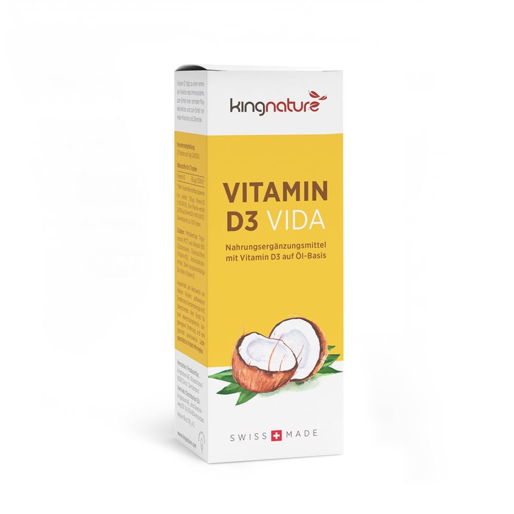 KINGNATURE Vitamin D3 Vida liq Fl 30 ml