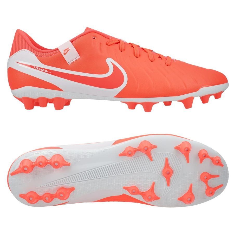 Nike Tiempo Legend 10 Academy AG Mad Energy - Hot Lava/Blanc