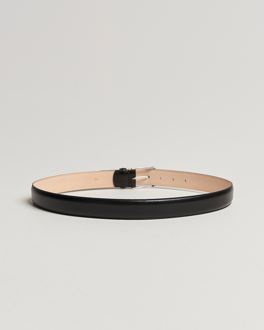 Crockett & Jones Belt 3,2 cm Black Calf