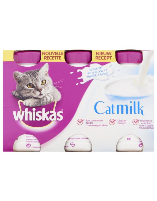 Whiskas Catmilk 3-Pack - Kattensnack - Melk 3x200 ml