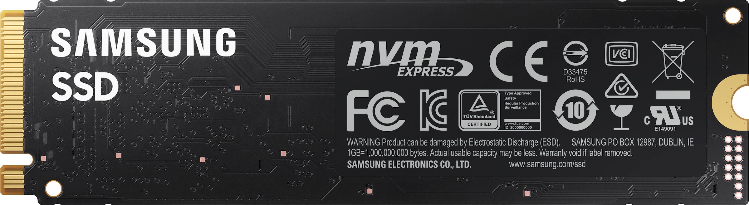 Samsung interne SSD »SSD 980« 500 GB Anschluss M.2 PCIe 3.0 NVMe