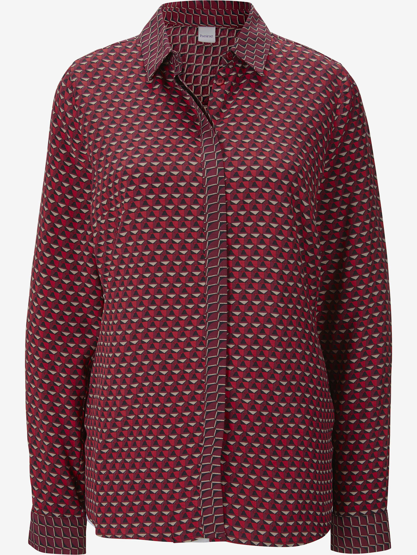 Chemisier look graphique, aspect patchwork