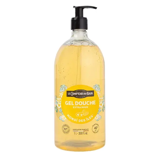 Le Comptoir Du Bain - Gel de banho extra suave Monoï Des Iles Garrafa 1L