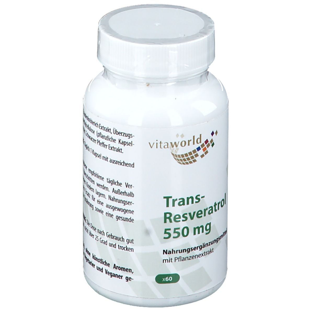 Trans-Resveratrol 550 mg Kapseln