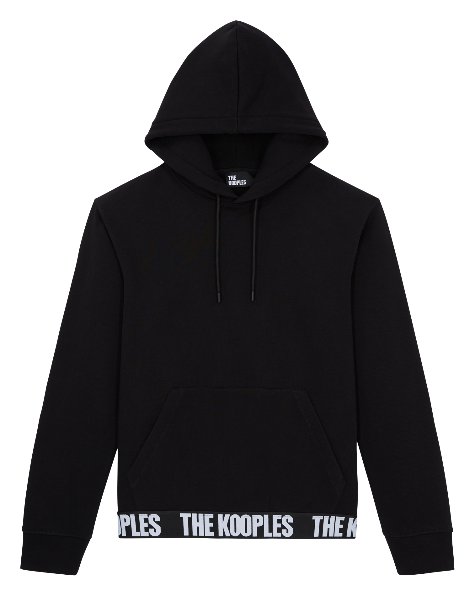 Sweat à capuche en coton| Noir