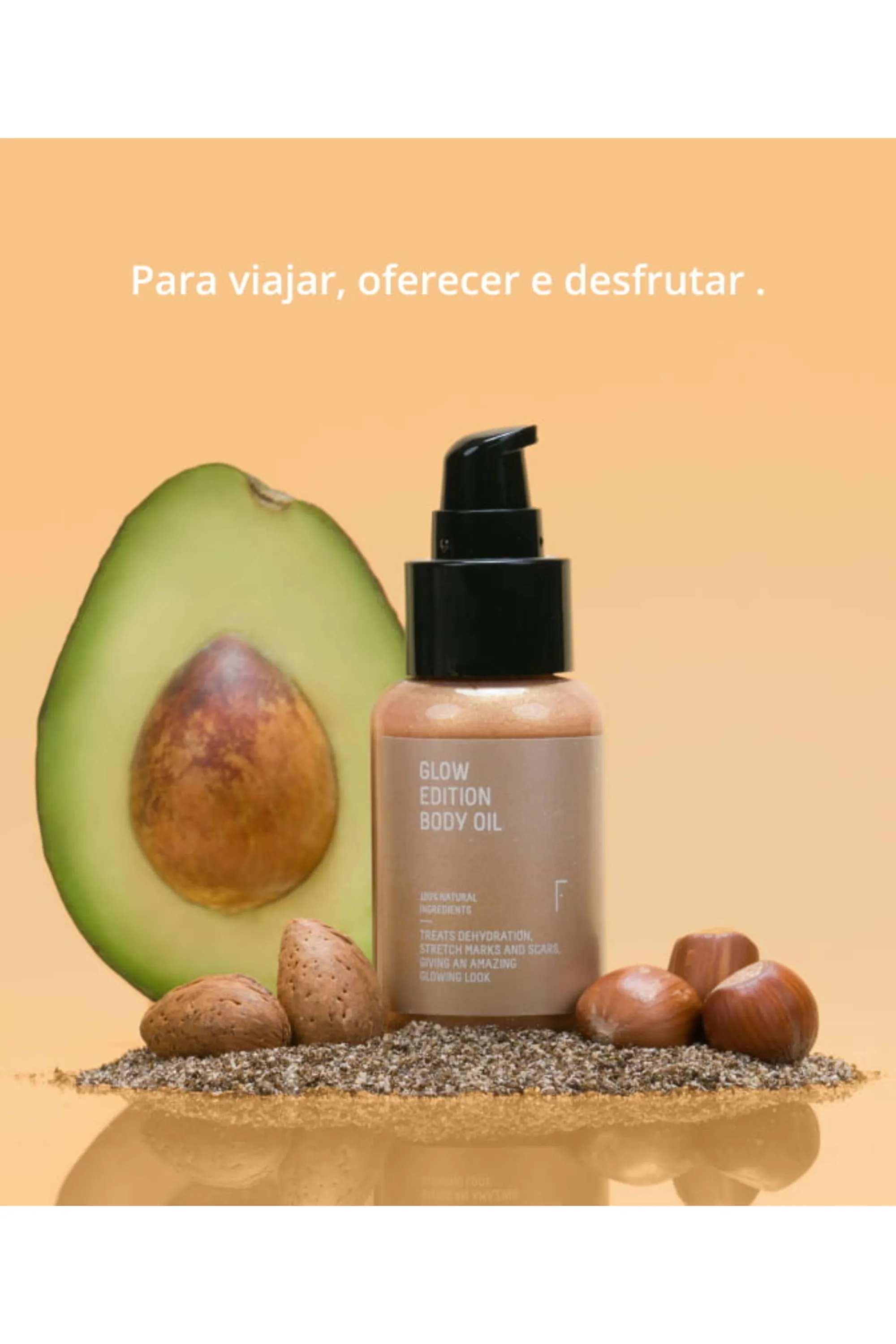 FRESHLY COSMETICS Huile de corps 100% naturelle-100 ml