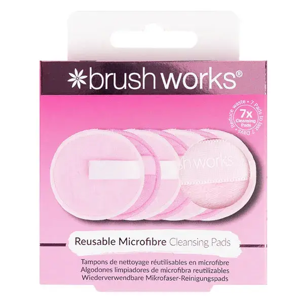Brushworks Cotons démaquillantes réutilisables X7