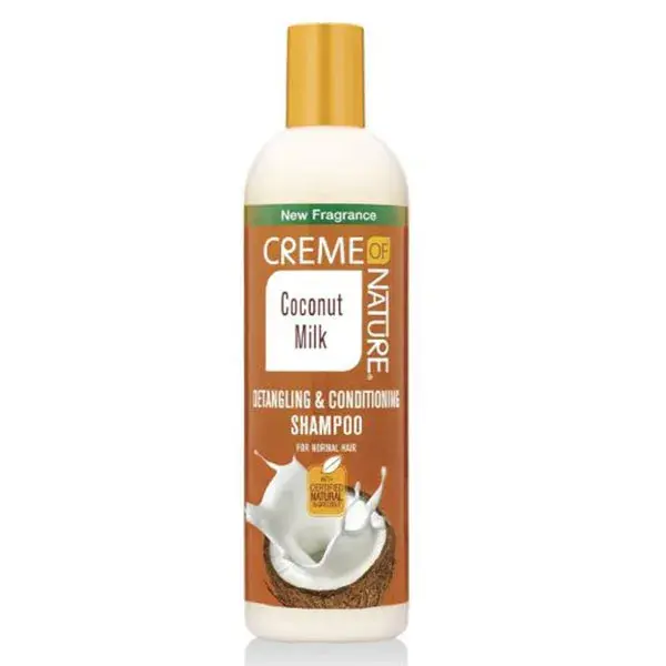 Creme of Nature, CNI, Shampoing lait de coco, démêlant et revitalisant (354ml)