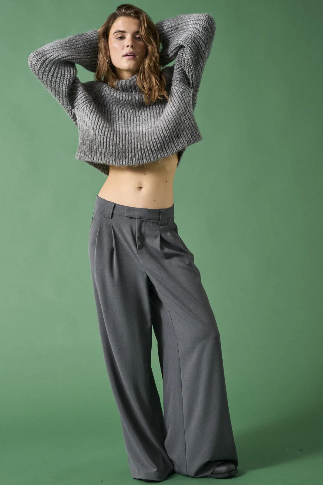 Only Onlsvea Mel Wide Pant Tlr