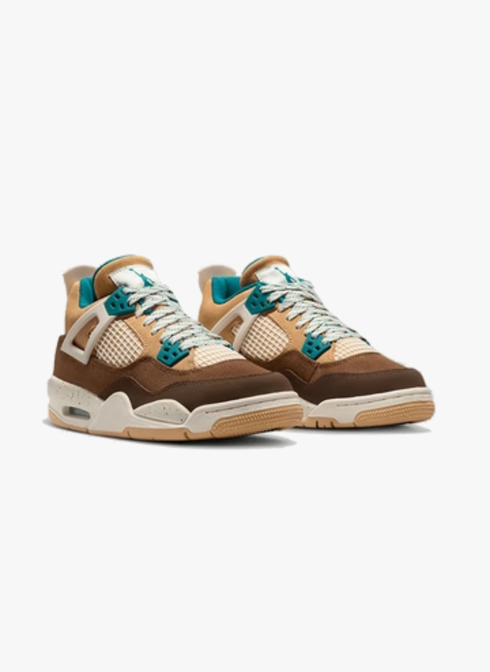 AIR JORDAN 4 - Baskets montantes en cuir | Marron