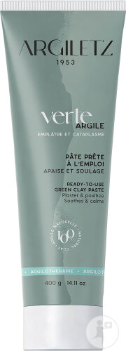 Argiletz Pâte Argile Verte Prêt À Emploi Tube 400g