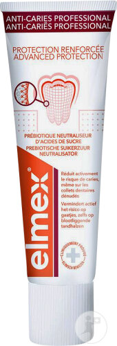 Elmex Anti-Caries Professional Dentifrice Protection Renforcée Tube 75ml